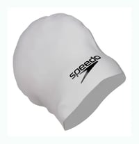 Touca Natacao Speedo AFRO power lisa silicone bco