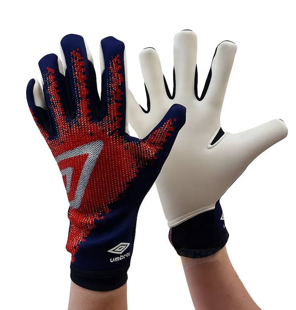 Luva Goleiro Umbro Neo League bco/vrm