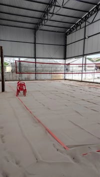 Rede Beach Tennis 4lonas 2mm pto/vrm