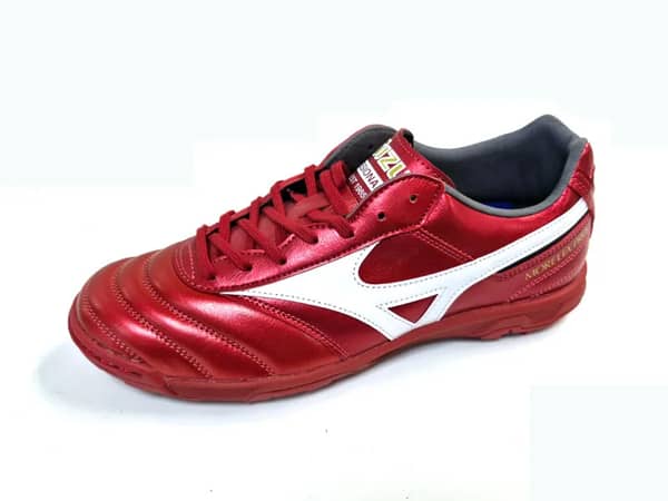 Chuteira Mizuno Morelia Society AS PRO 2 Couro vrm/bco