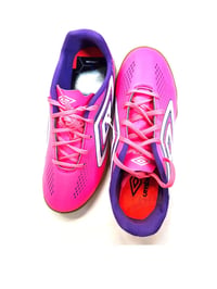 Tenis Umbro FAST Futsal rsa/azl/bco