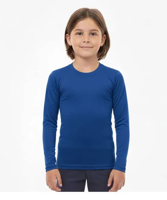 Camisa LINCE Termica Manga Longa azl INFANTIL