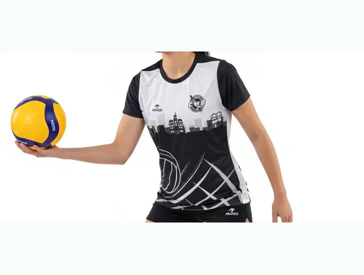 Camisa Curitiba Volei 25 Feminina pto/bco