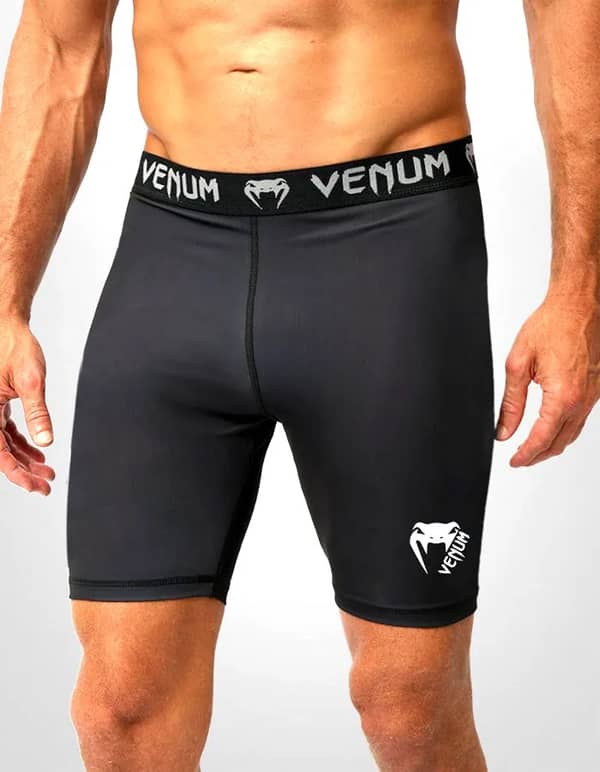 Bermuda Venum compressao MMA Basic pto