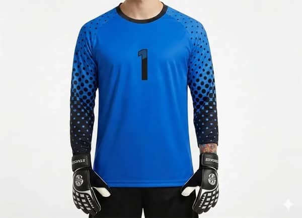 Conjunto Goleiro 4x1 Heroes Calca pto/azl