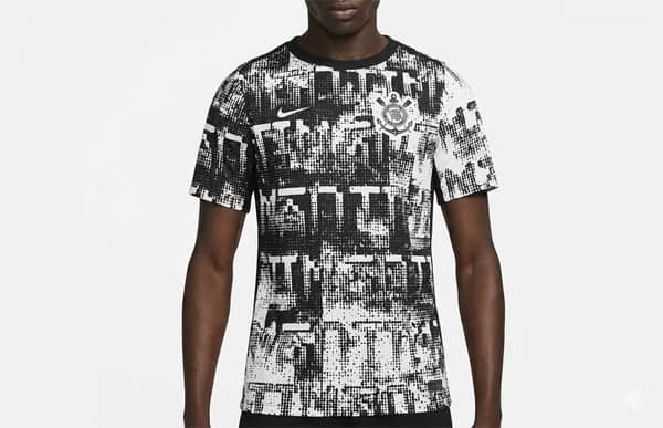 Camisa Nike Corinthians SP Pre Jogo pto