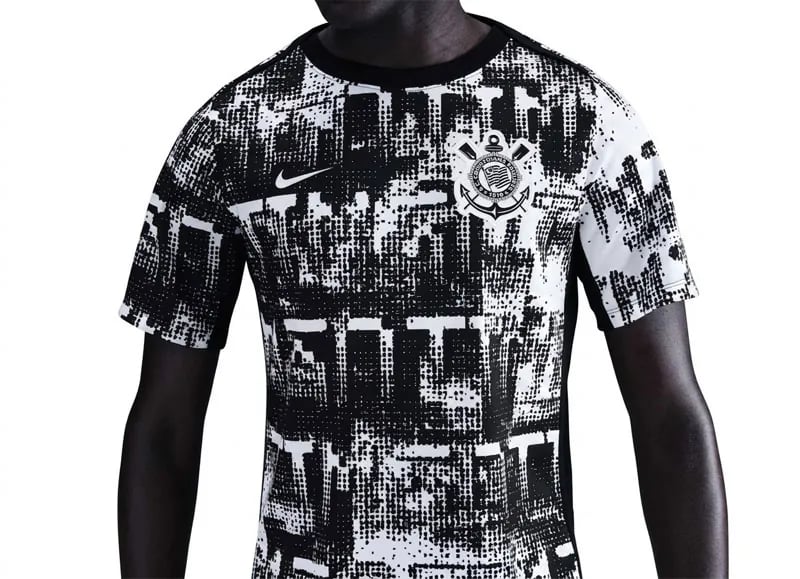 Camisa Nike Corinthians SP Pre Jogo pto